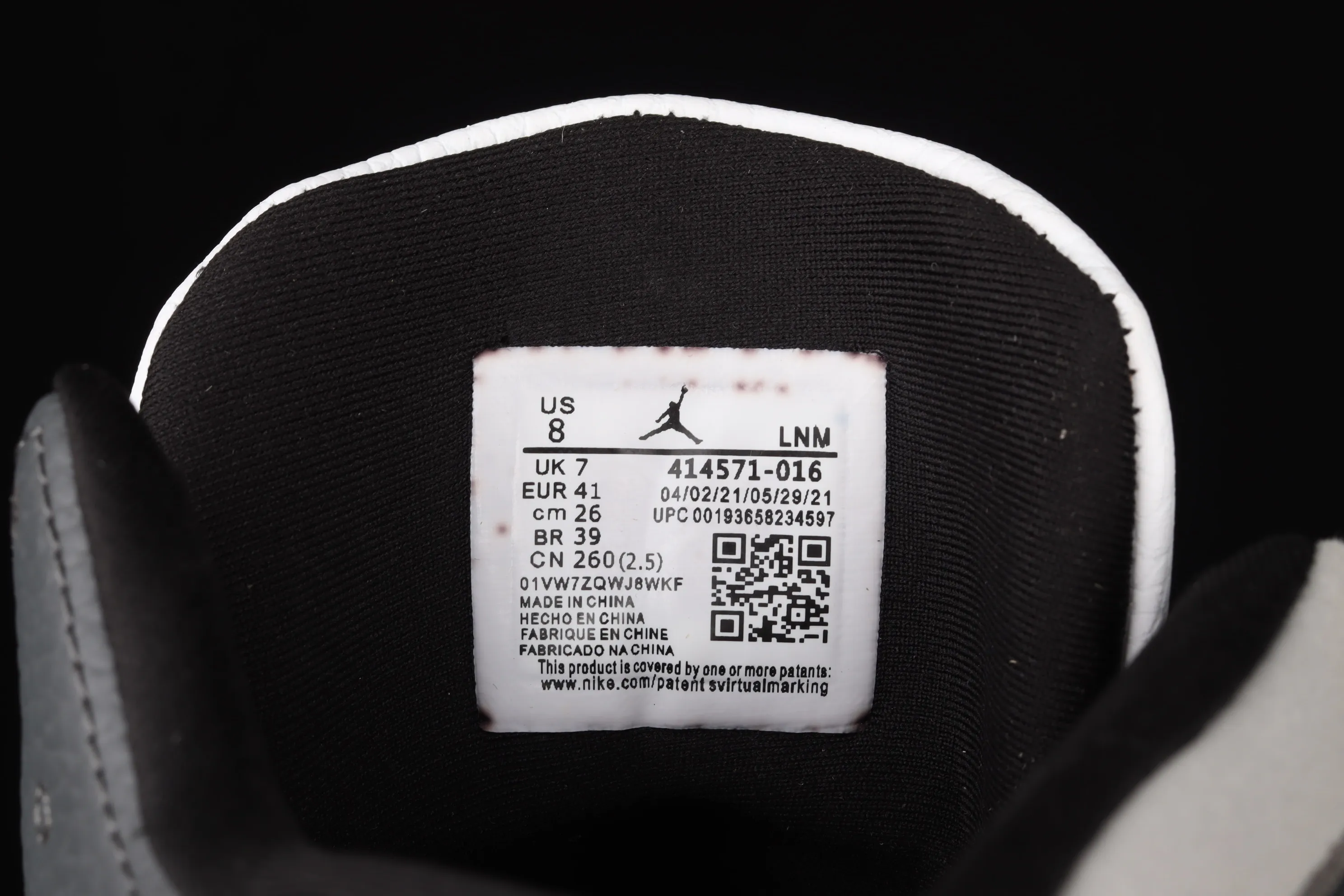 All categories Air Jordan Jordan series basketball shoes Air Jordan 13 G version Air Jordan 13 Retro AJ13 cool gray 414571-016